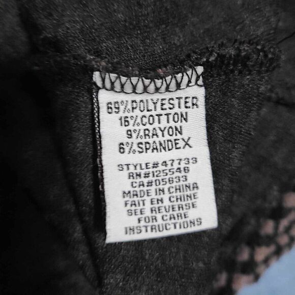 Habitat Black Gray Knit Poncho Sweater size Large - Picture 4 of 12